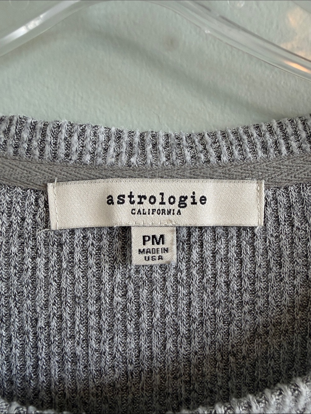 Lightweight Ribbed Crewneck Sweater - Gray - Picture 2 of 7